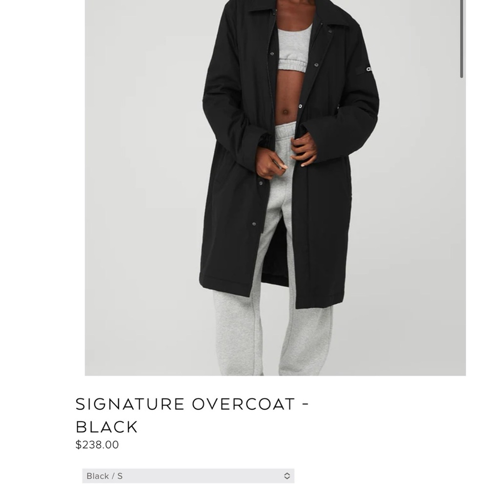 Alo Signature Overcoat *LIKE NEW* Worn once